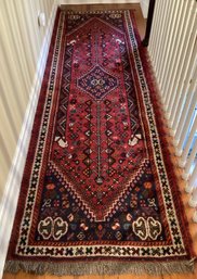 10 X 27  Handmade Semi-antique Caucasian Wool  Carpet