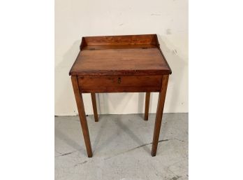 Antique Country Pine  Lift Top Writing Desk