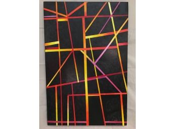 'A Hidden Agenda' Modern Abstract Acrylic Painting By Brian Doherty