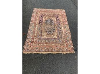 80 X 56 Antique Afghanistan Wool Rug