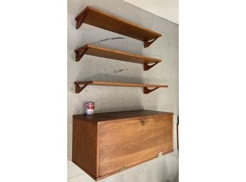 Mid-Century Danish Modern Teak Cado Style Wall Unit