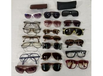 Lot Of Vintage Sunglasses And Eyeglasses