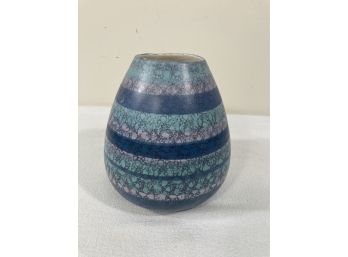 MCM Madeline Originals Pottery Striped Ovoid Vase