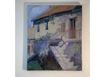 Oil On Canvas Signed Shepardson Guilford Ct. Artist