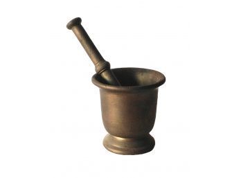 Antique Bronze Mortar & Pestel