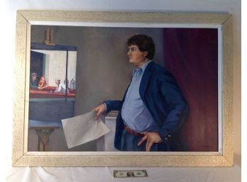 Original Oil Painting On Canvas By The Late Barbara Dahlin.