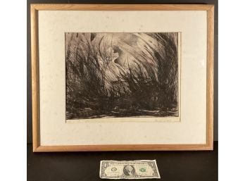 Etching Signed Max Ernst Numbered 14/25 And Titled The Grasses