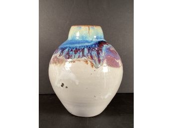 1982  Hand Made And Glazed Studio Artist Pottery Vase/ Vessel Signed  By  SARD