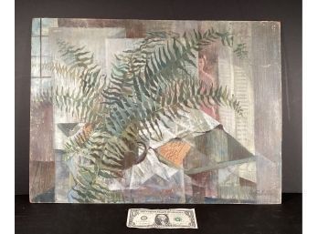 Original Oil Painting On Masonite Board By Artist Cynthia Ekstrom