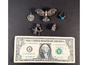 Lot Of Vintage Sterling Silver Jewelry