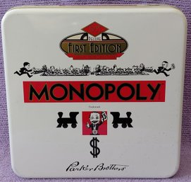 Monopoly Deluxe Edition 1935 Classic Reproduction Tin Box From 2002