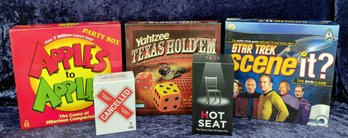 Lot Of 5 Complete Party & Trivia Games