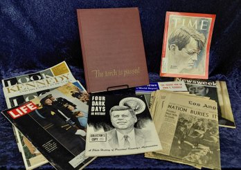 John F. Kennedy Memorial Collection  Newspapers, Magazines & Commemorative Volume