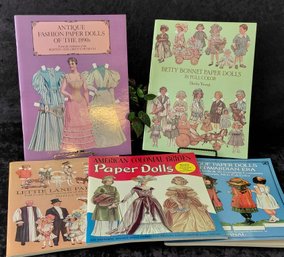 Vintage 1970s1980s Historical Fashion Paper Doll Collection  Dover & Hobby House Press  5 Books