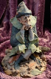 Retired  Ink Signed By Tom Clark Cairn Studios Halley The Agricultural Wizard Figurine #3030
