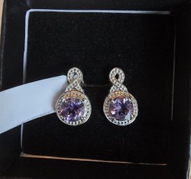 R-8 Earrings Stamped 925