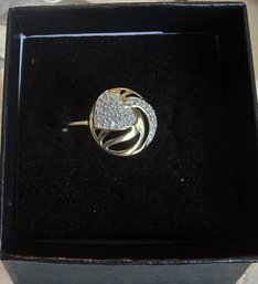 R-9 Heart Ring Stamped 925