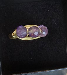 R-6 Ring With Purple Accent