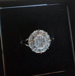 R-20 Silver Circle Ring Stamped 925