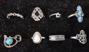R-4 Costume Jewelry Ring Lot #4