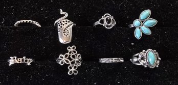 R-6 Costume Jewelry Ring Lot #6