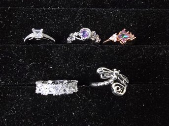 R-8 Costume Jewelry Ring Lot #8