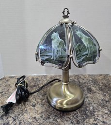Small Wolf Lamp