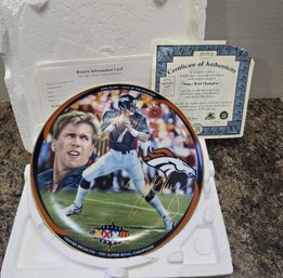 John Elway Collector Plate