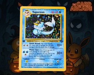Vaporeon 1st Edition #12 Pokemon Jungle
