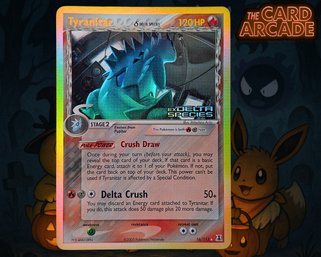 Tyranitar Reverse Holo #16 Pokemon Delta Species (TCA 9.5)