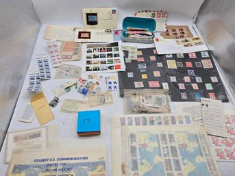 Large Lot Of Antique Stamps