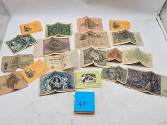 Foreign Currency, Paper Bills.