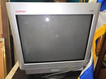 Vintage Compaq CRT Computer Monitor.