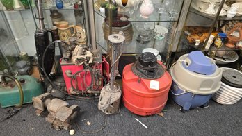 Vintage Vacuums, Vintage Steamer, Grinder And Other Tools