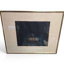 Tomoe Yokoi Pencil Signed Mezzotint