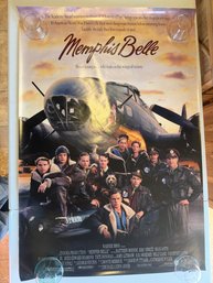 Memphis Belle Movie Poster From Vhs Video Store Vintage Military