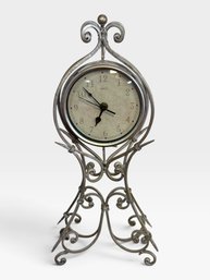 Kipach Wire Scroll Mantel Clock