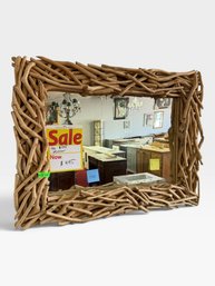Rustic Driftwood Branch Wall Mirror