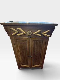 Wood Vanity Top, Sink Cutout Marked, 24' X 22' X 35'
