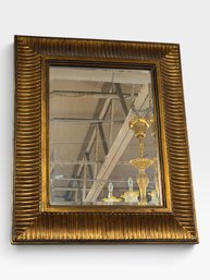 Gold Reeded-frame Wall Mirror, 38 X 48