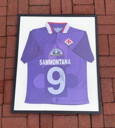 Signed Soccor Jersey Framed