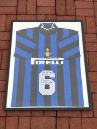 Signed Soccor Jersey Framed