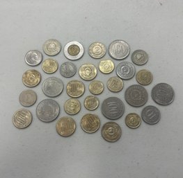 Vintage Foreign Coin Lot
