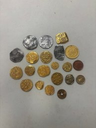 Vintage Pirate Coin Lot Mixed