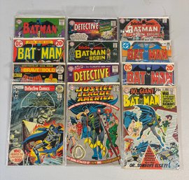 Vintage Batman Comic Book Lot Of 12
