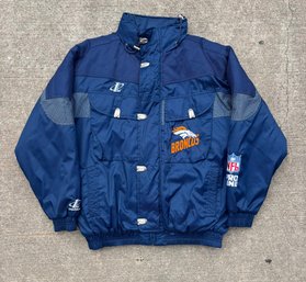 Vintage Pro Line NFL Denver Broncos Jacket Size Large