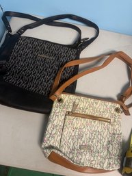 Lot Of 2 Jones Of New York Handbags Purse