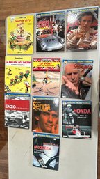 Vintage French Comic Book Lot: Dossiers Michel Vaillant & Lucky Luke Albums