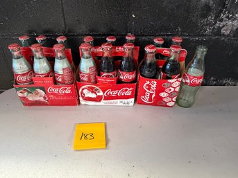 Vintage Coca Cola Glass Bottle Lot
