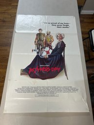 1980 Mother's Day Movie Poster One Sheet Horror Slasher Charles Kaufman